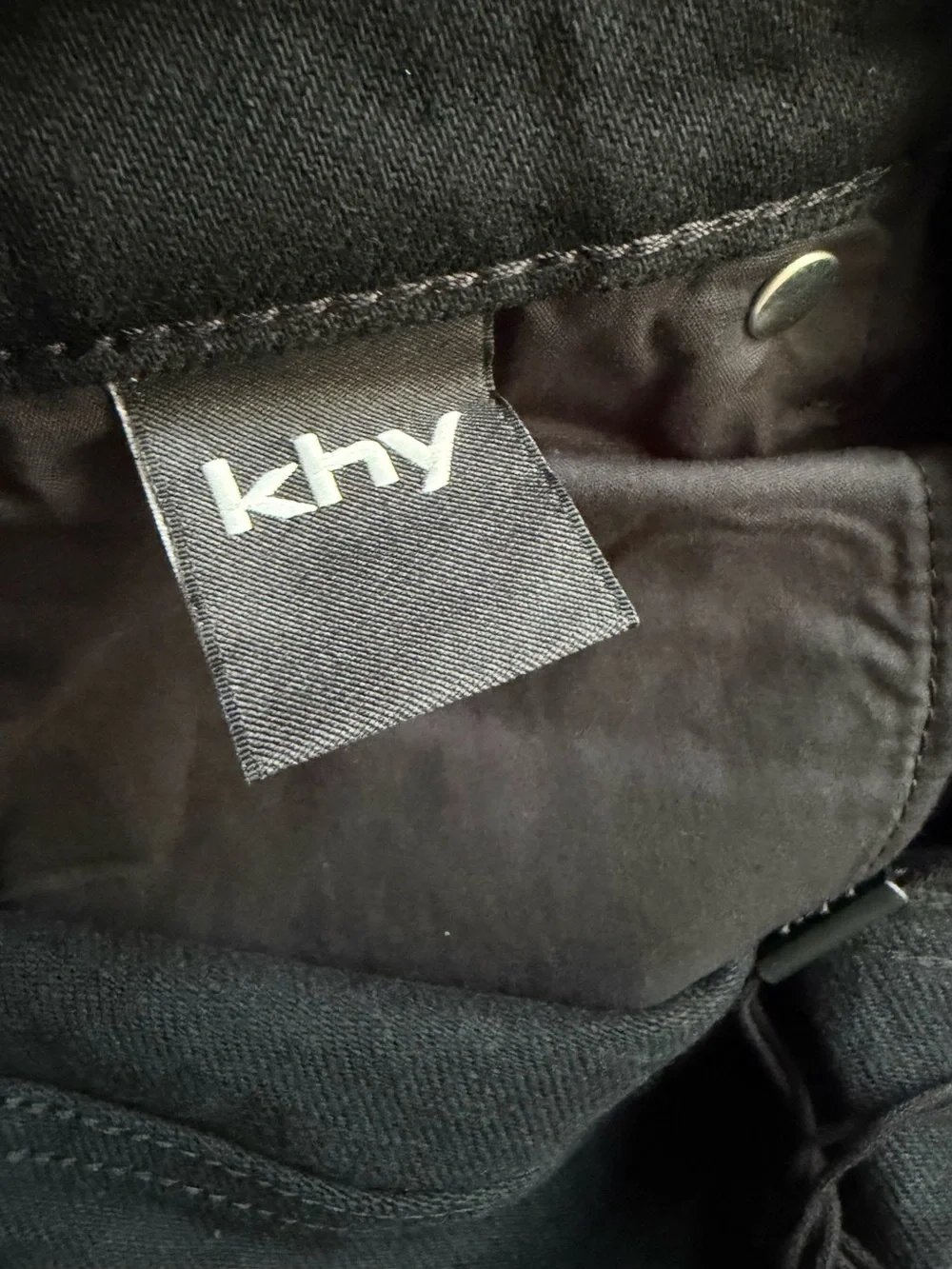 KHY CLASSIC LOW RISE DENIM BLACK SIZE 25